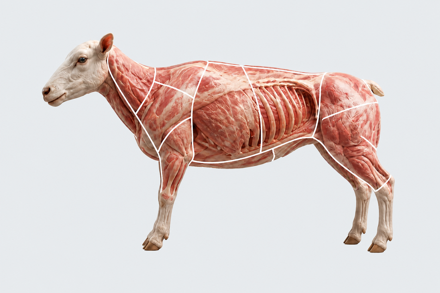 Lamb butcher cuts